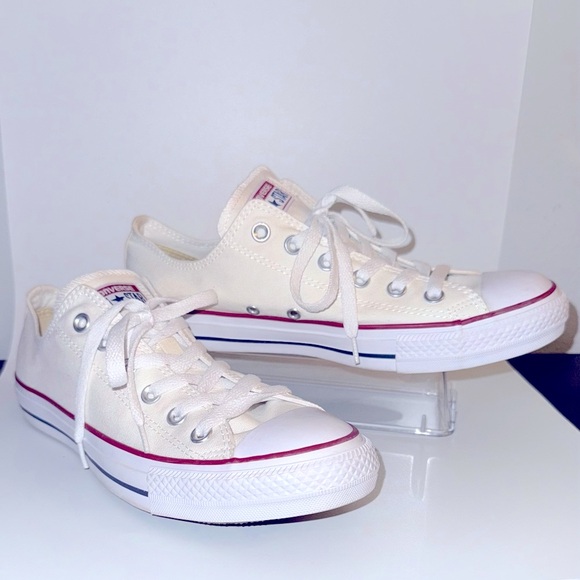 Converse Off-White Canvas Sneakers - Picture 1 of 7